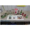Image 1 : Vintage Sealers, Pop Tins, 7 Up Promo, Coca-Cola Personal  Fridge