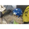 Image 4 : Assorted Hockey Equipment; Pads, Helmet, Goalie Stick, Gloves