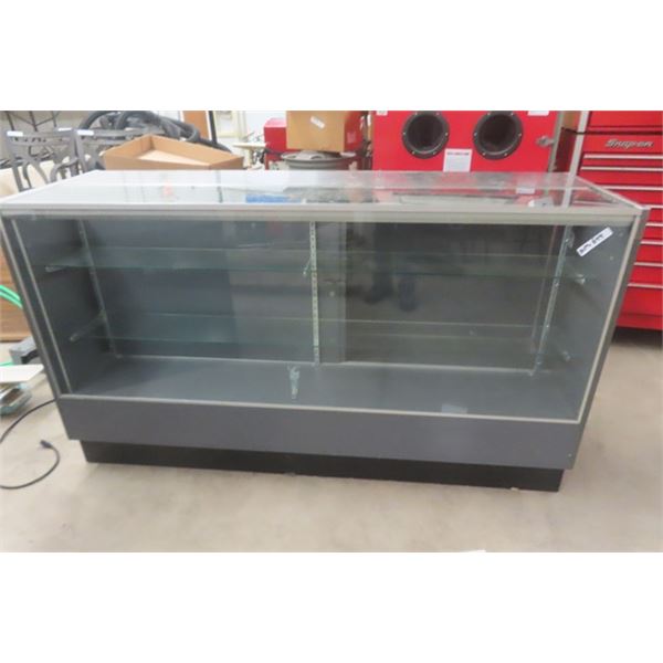 Store Counter Display Cabinet With Backside Storage 23 X 40 X 71 Store counter display cabinet with backside storage 23 x 40 x 71