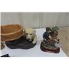 Image 2 : Wolf Ornaments, Dog + Boat Plater, Trinket Box