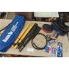 Image 1 : 2 Plastic Boat Oars, Rod Storage Bag, Plano Tackle Bag, Flashlight, Jumbo Hooks, Air Pump