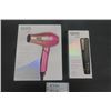 Image 1 : QUO Beauty Conair Professional Dryer, QUO Beauty Conair Cordless Mini Straightener - Both New in Box