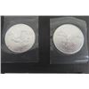 Image 2 : (2) 2014 Canada $5 Silver Coins 1oz Each Eagles , Sealed
