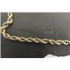 Image 2 : 10K Gold 20" Rope Necklace Total Weight 6.07g
