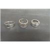 Image 4 : Lot of 15 Various Sizes Sterling Silver Rings