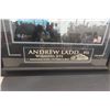 Image 2 : Andrew Ladd Winnipeg Jets Inaugural Game Signed Frame Opening Face Off Picture 29.5" x 31"