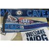 Image 2 : Winnipeg Jets Collector Package ; Pennants, Towels, Man Cave Sign, Box of Flight, Magazines