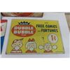 Image 2 : 5 Modern Tin Signs; Bazooka Gum, Double Bubble - Largest 9.5" x 13.5"