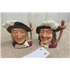 Image 2 : 3 Toby Mugs,  2 Royal Doulton