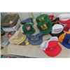 Image 2 : 28 Caps with Advertising, Patch + Iron On ; Shell Champion, Quaker State plus others