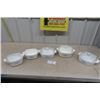 Image 1 : 5 Corning ware Blue Cornflower Casseroles with 4 Lids