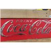 Image 2 : Coca-Cola Metal Embossed Sign 15.5" x 27"
