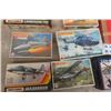 Image 2 : 8 Aircraft Models 1/77 Scale - Unassembled -some Factory Sealed