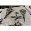 Image 2 : Lot of 15 Built Plastic + Painted Model Airplanes