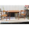 Image 1 : 3 pc Oak Children's Table 22" x 24" x 30" & Chairs