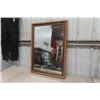 Image 2 : Nice Wooden Framed Bevelled Mirror 29" x 40"