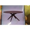 Image 1 : Article Conan Walnut Oval Dining Table Model KOKO482 -Sealed in Box - Base has been Assembled