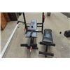 Image 2 : Exercise Package ; York, Bench, Spare York Bench Pad, 100 + lbs of Weights