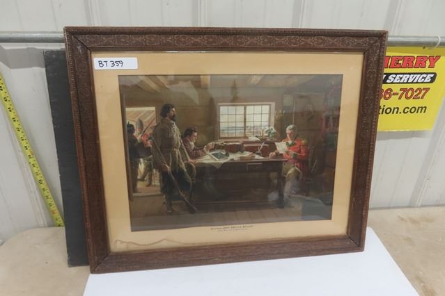 Early Historic Canadian Print of General John Graves Simcoe - 1st ...