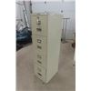 Image 2 : Comodore 4 Drawer Metal File Cabinet with Keys 15" x 18" x 52"