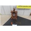 Image 1 : Vintage Made in Germany Cuckoo Clock - Deer Head on Top