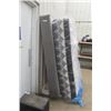 Image 2 : King Size Pillow Top Mattress + Box Spring - Box is 2 Pieces Approx.. 75" Wide x 78" Long