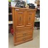 Image 1 : 3 Drawer , 2 Door Dresser - Solid Wood 18" x 35" x54"