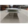 Image 3 : White Laminate TV Stand 55" l x 18.5" d x 12" t