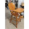 Image 2 : Vintage Wooden High Chair