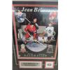 Image 2 : Jean Beliveau #4 Montreal Canadians Framed Photo with COA