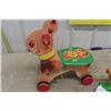 Image 2 : Vintage Ride On Wooden Rabbit, Vintage Wooden Gymnast