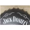 Image 2 : Modern Metal Jack Daniels Bottle Cap Shaped Sign 16" Wide