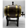 Image 2 : Mini Oak Wine Barrel With Stand