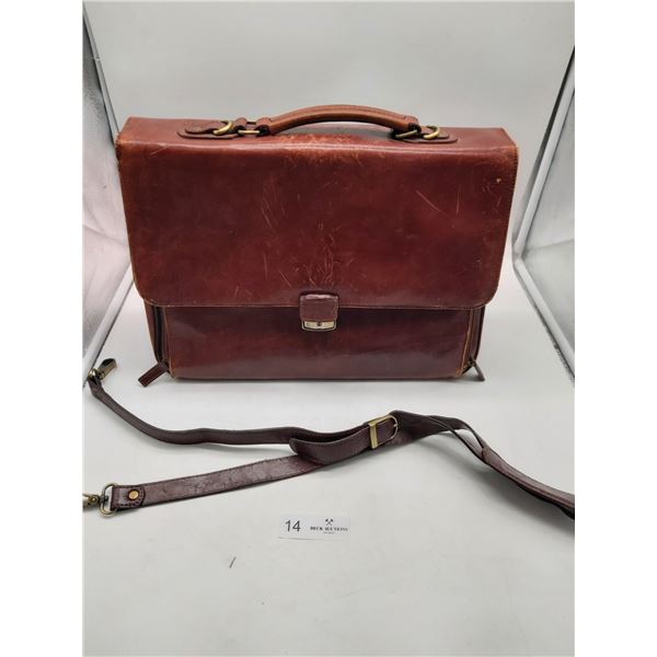 Danier Leather Briefcase with shoulder strap