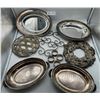 Image 1 : Silver Plate Ovenware and Trivets