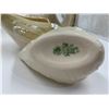 Image 3 : "Ireland" by Belleek Porcelain Vases and Cream/Sugar Set (Reg. No 0857)