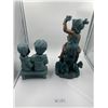 Image 3 : Metallic-Look Children Figurines