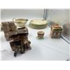 Image 3 : Woods Ivory Ware China Set, Beer Steins, and Assorted Decorative Collectibles
