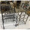 Image 1 : Magazine Rack and Wine Rack