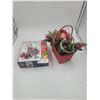 Christmas Basket full of decor
