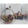 Image 1 : Pair of stunning Christmas baskets filled with assorted Holiday Delights