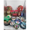 Image 1 : Assortment of Christmas Tins