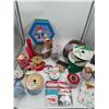 Image 1 : Large Assortment of Ribbon, including Holiday Gift Boxes