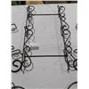 Image 3 : 4 Iron-look Wall display Hangers.  2 are plate hangers 25" high x 15 1/4 wide