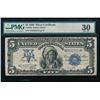 Image 1 : 1899 $5 Chief Silver Certificate PMG 30