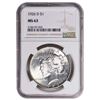 Image 1 : 1926-D $1 Peace Dollar NGC MS63