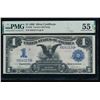 1899 $1 Black Eagle Silver Certificate PMG 55EPQ