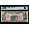 Image 1 : 1901 $10 Bison Legal Tender Note PMG 12
