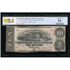 Image 1 : 1863 $10 T-58 Confederate PCGS 55