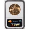 Image 2 : 1924 $20 St. Gaudens Double Eagle Gold Coin NGC MS65